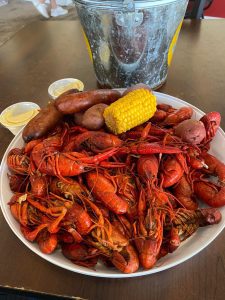 Crawfish boil plate