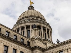A view of the Capitol in Jackson, Miss., Wednesday, March 1, 2023. Credit: Eric Shelton/Mississippi Today