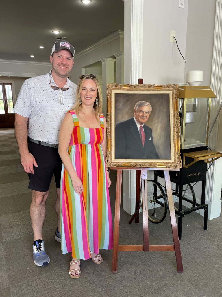 Neal Family – Anna Lauren and Jeff Hatchett – The Farmer Jim Neal Golf Classic is named in honor of the late “Farmer Jim” Neal, a Jackson radio personality and state legislator whose involvement with Mississippi State Hospital traces to the 1950s. On the airwaves for decades, he was a strong advocate of community service, volunteer work and charity. That spirit of service carries on in this golf tournament. His family continues to support and be a part of the tournament each year.