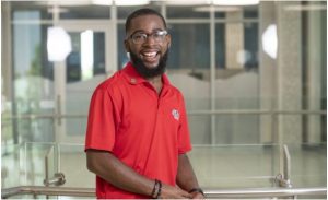 Bobby Hudson III, a senior public policy leadership major, is a recipient a recipient of this year’s John Lewis Youth Leadership Award. Hudson’s organizational efforts on campus and in his hometown of Gulfport were noted as factors in his award. Photo by Thomas Graning/Ole Miss Digital Imaging Services