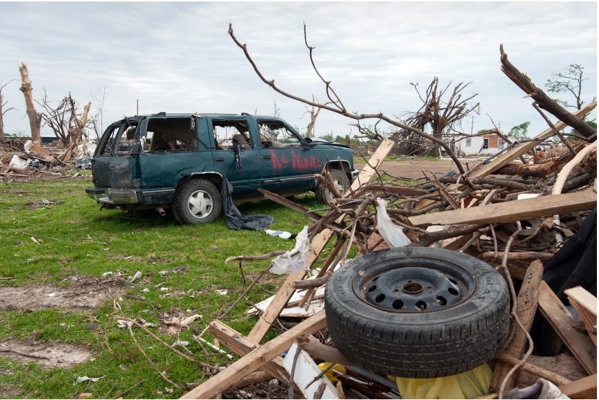 More than 250 homes were damaged in Sharkey County in the wake of an EF4, according to a preliminary report from the Mississippi Emergency Management Agency.Rory Doyle / Rory Doyle for NBC News