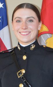 The Department of Naval Science has awarded Midshipman Holland Morris, a recent Ole Miss graduate, with the Martha Lyles Award for Leadership by Example. Submitted photo