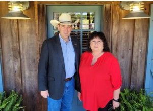 Ag Commissioner Andy Gipson names Theresa Love as executive director of the Mississippi Agriculture and Forestry Museum. Pictured L-R: Commissioner Gipson and Theresa Love.
