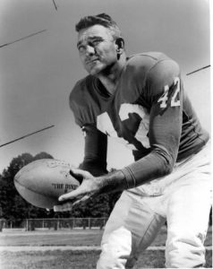 Chunkin' Charlie Conerly could fling it at Ole Miss and with the New York Giants.